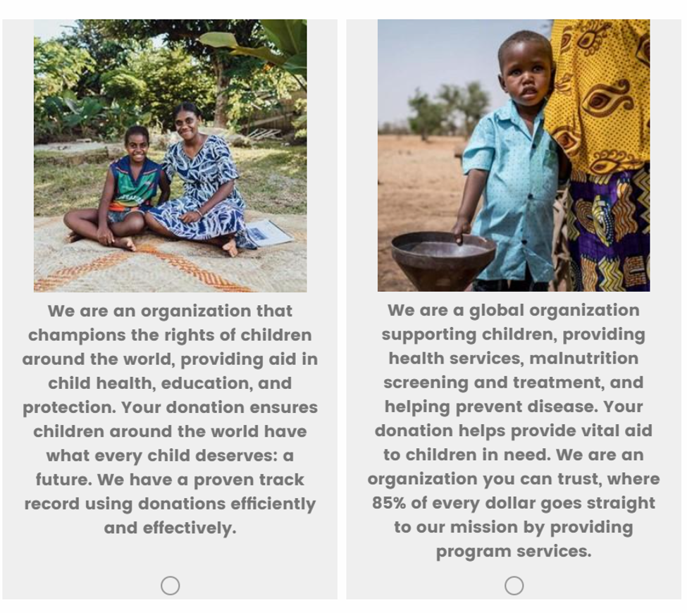 Fundraising Examples