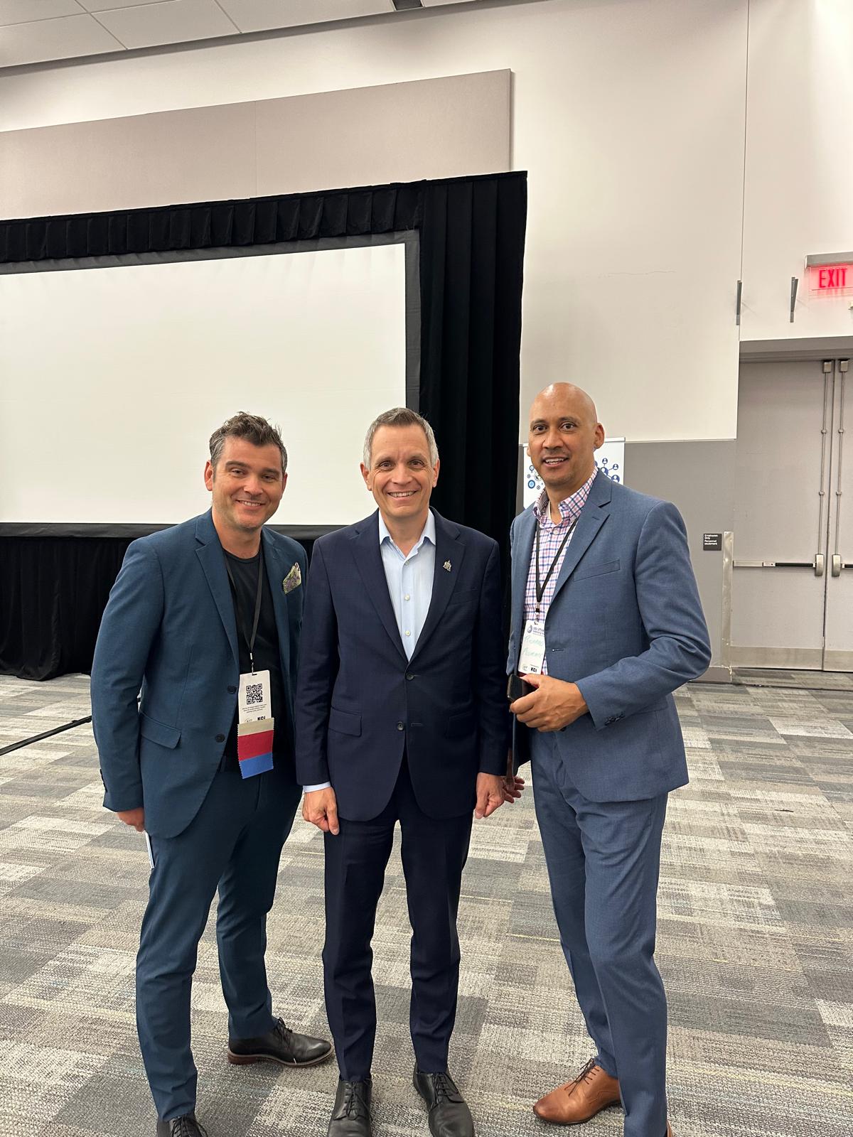 -	Jeff Todd and Richard Plummer, Fundraising Day 2026 Co-Chairs, with special guest speaker and Ottawa mayor Mark Sutcliffe