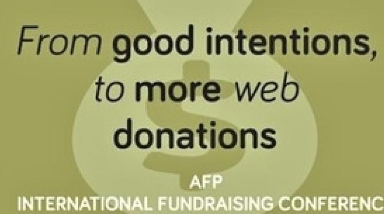 text reads from good intentions, to more web donations