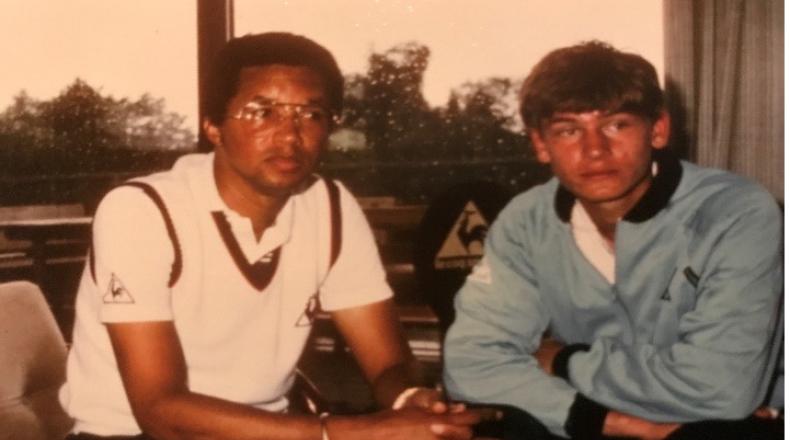 Arthur Ashe & Mike Geiger