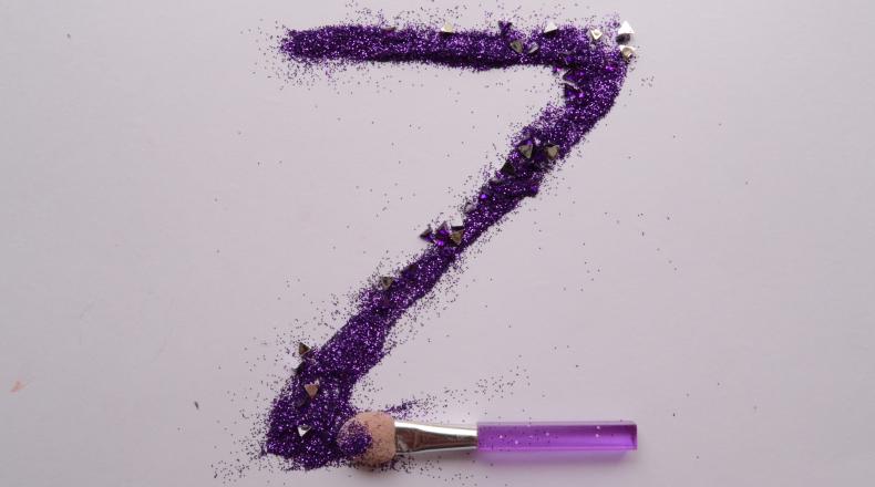 purple letter z