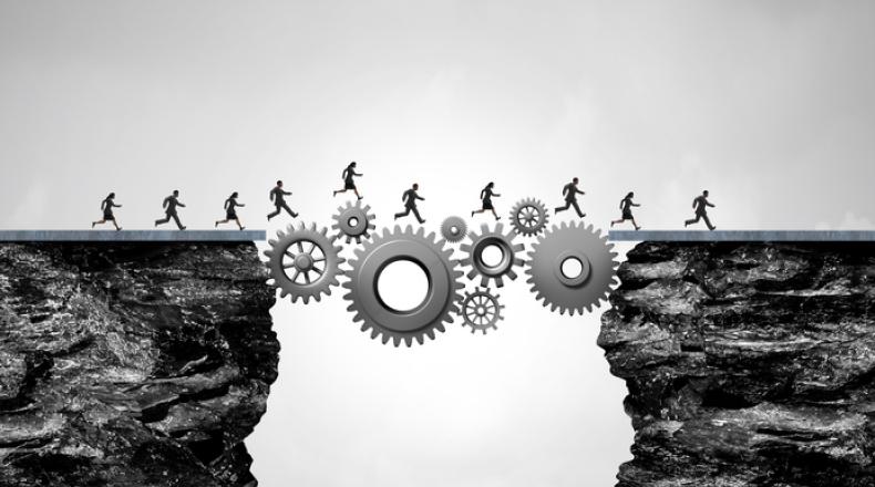 Business Bridge stock photo