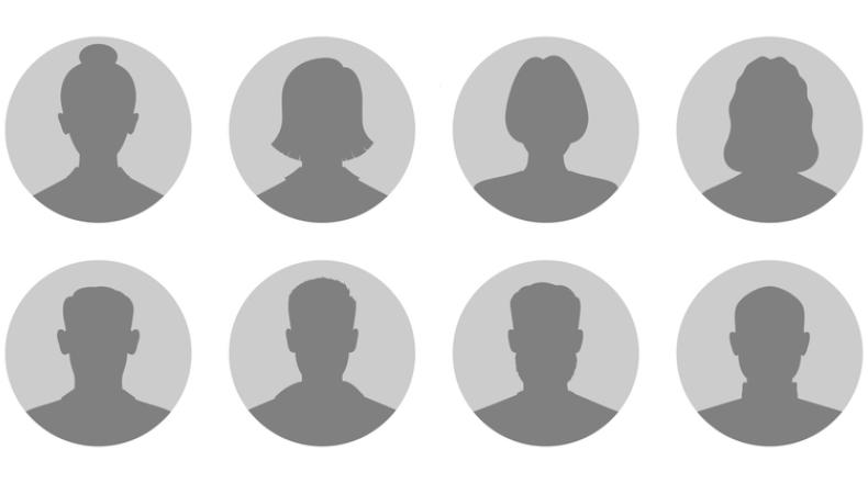 User profiles stock illustration
