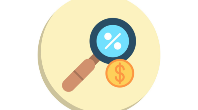 Search Flat Circle Icon Design stock illustration