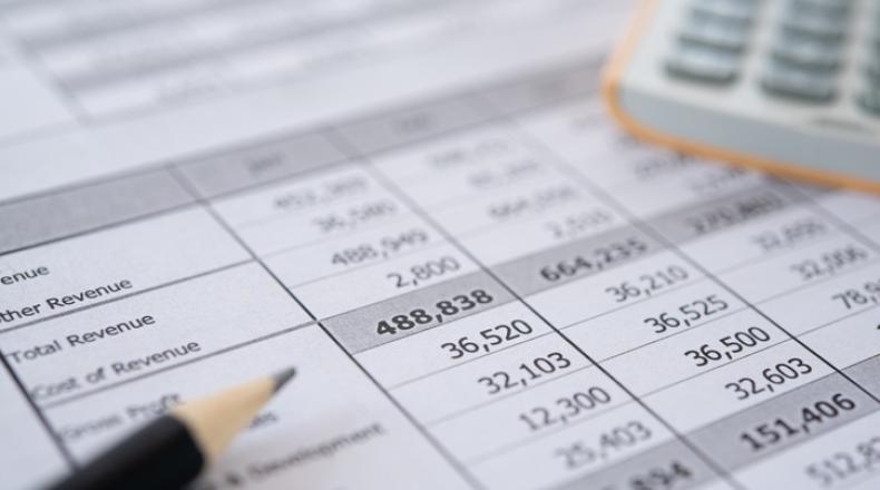 Accounting business stock photo