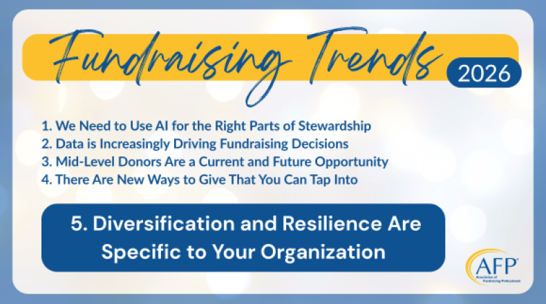 Fundraising Trends: Diversification