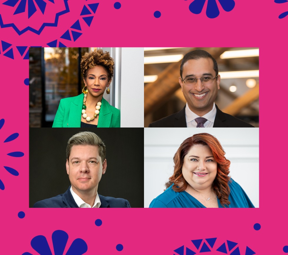 a collage of four closing keynote speakers