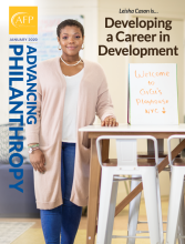 advancing philanthropy january 2020 magazine cover
