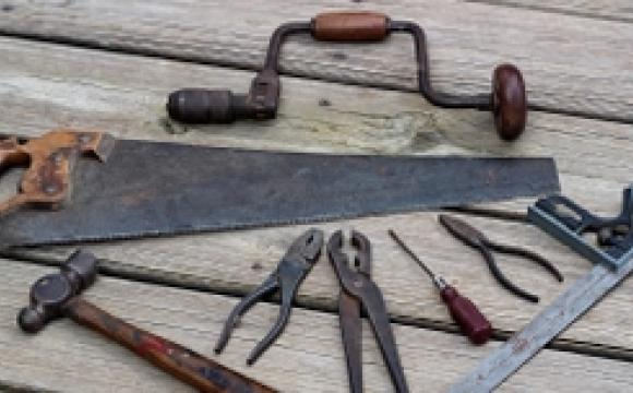 carpenter tools on deck