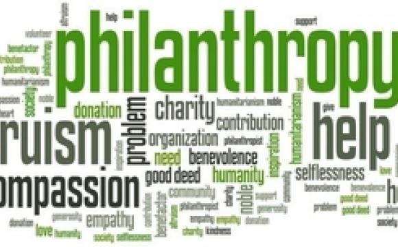 philanthropy word collage