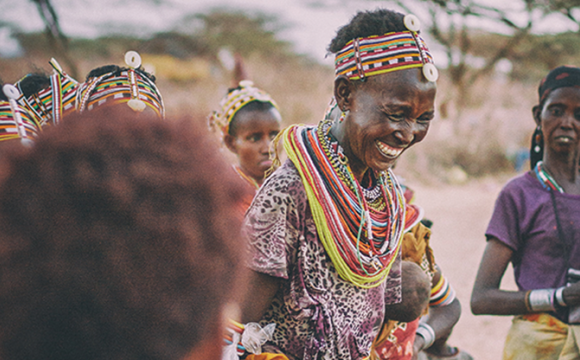 woman in a tribe in kenya