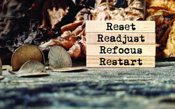 reset readjust refocus restart