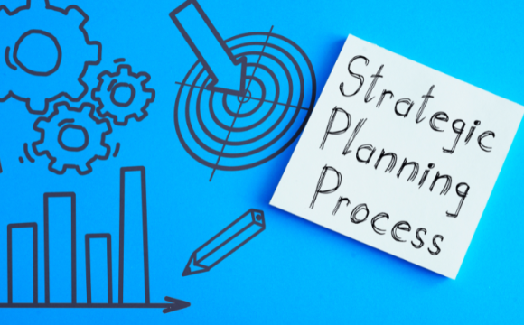 strategic planning process; gears, graphs