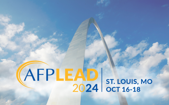 AFP LEAD Logo Over St Louis Arch