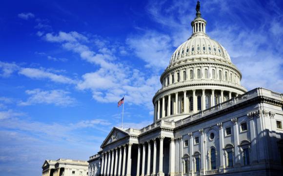 United States Capitol Building in Washington DC stock photo