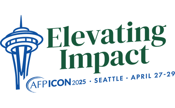 logo featuring the Space Needle in Seattle for AFP ICON 2025