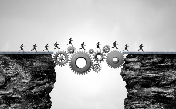 Business Bridge stock photo