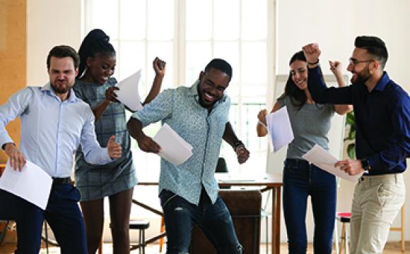 group of people dancing