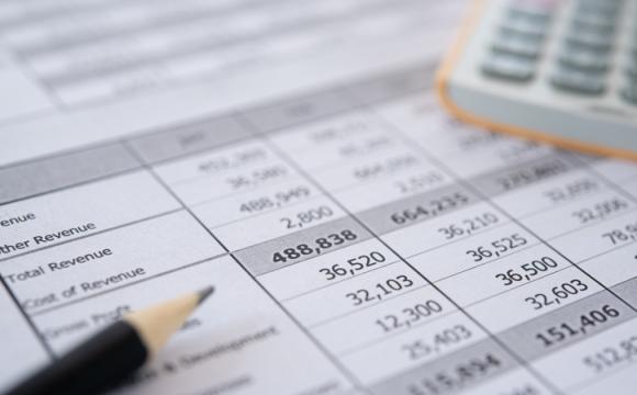 Accounting business stock photo