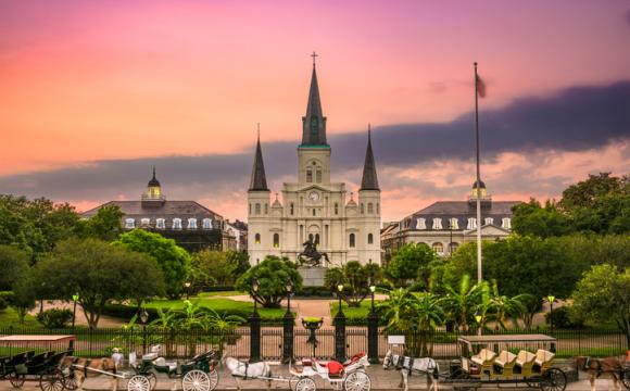 Jackson Square New Orleans stock photo
