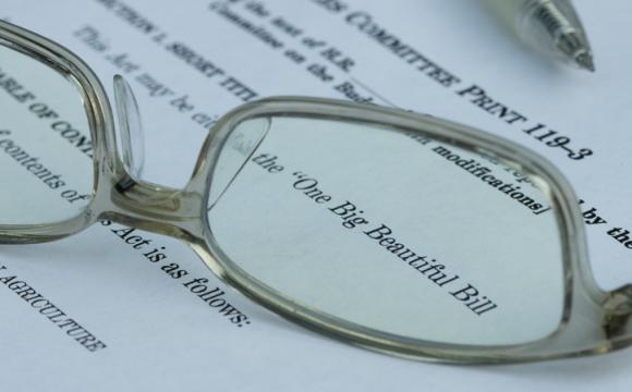 One Big Beautiful Bill Act stock photo
