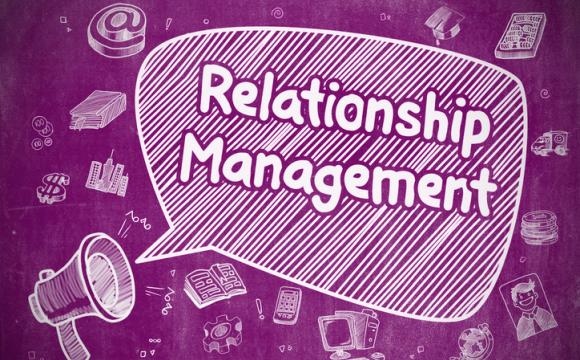 Relationship Management - Business Concept stock photo