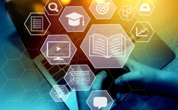 E-learning, education, online exam concept